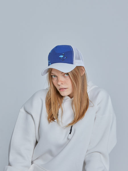 White Base Trucker Cap