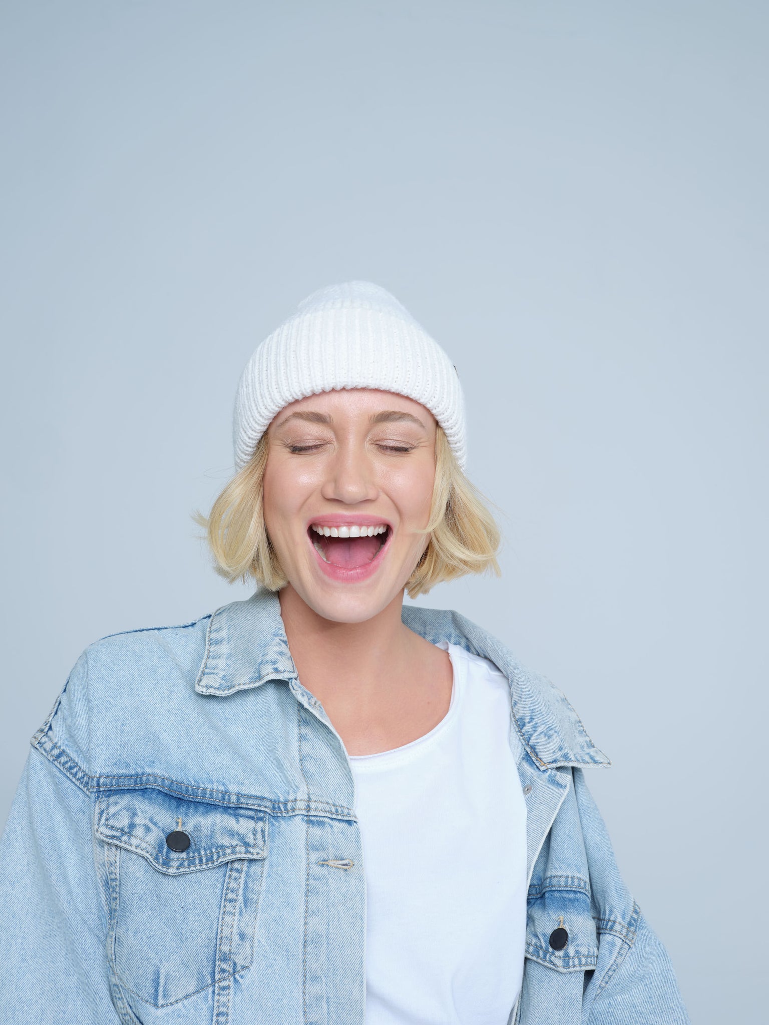 Pure White Lux Beanie