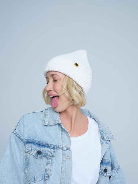 Pure White Lux Beanie