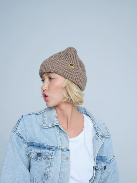 Light Brown Lux Beanie