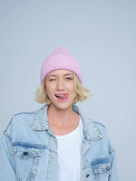 Light Pink Lux Beanie