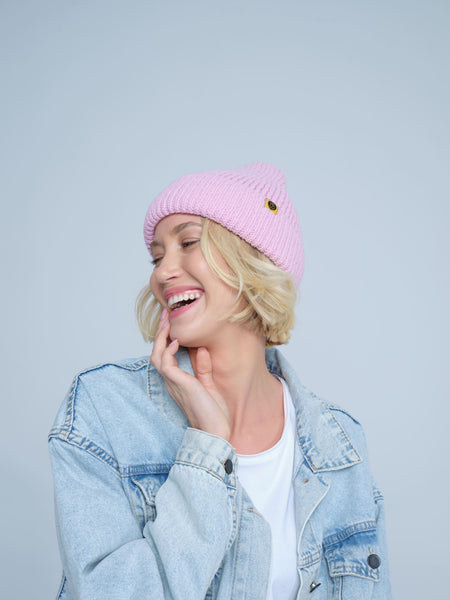 Light Pink Lux Beanie