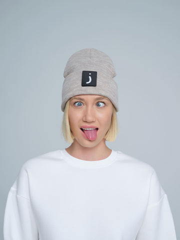 Linen Beaniemal Design Beanie