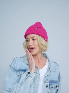 Magenta Lux Beanie