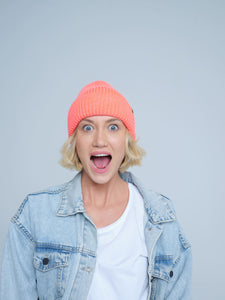 Neon Orange Lux Beanie