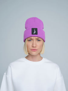 Violet Beaniemal Design Beanie